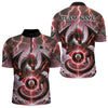 Maxcorners Personalized Thunder Lightning Dragon Billiard Shirt For Men, Red 8 Ball Pool Team Jersey LM2707