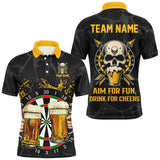 Maxcorners Funny Darts And Beer Aim For Fun Drink For Cheer Darts Jersey Customized Name, Team Anme 3D Shirt