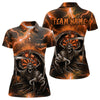 Maxcorners Personalized Orange Grim Reaper Custom Thunder Lightning Men Dart Shirts, 3D Darts Team Jerseys