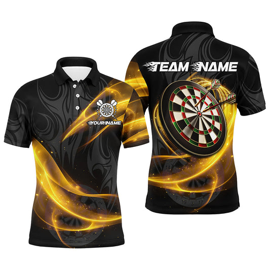 Maxcorners Yellow Twinkle Light Darts Jersey Customized Name, Team Name 3D Shirt