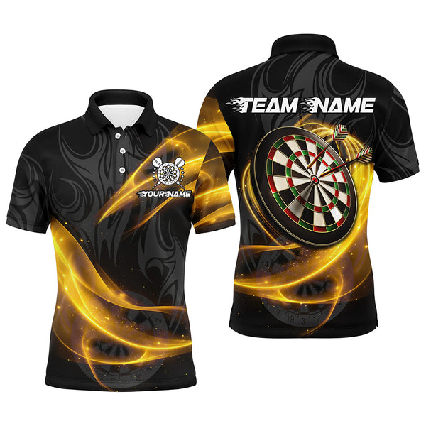 Maxcorners Yellow Twinkle Light Darts Jersey Customized Name, Team Name 3D Shirt