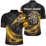 Maxcorners Yellow Twinkle Light Darts Jersey Customized Name, Team Name 3D Shirt Unisex