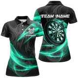 Maxcorners Turquoise Twinkle Light Darts Jersey Customized Name, Team Name 3D Shirt