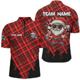 Maxcorners Funny Christmas Santa Darts Jersey Customized Name 3D Shirt