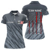 Maxcorners Personalized Billiard US Flag 9 Ball Pool Shirt For Men, Billiard Team Jersey Polo & 1/4 Zip LM2007