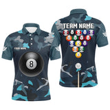 Maxcorners Abstract Billiard With Empty Space Billiard Pool Team Jerseys Polo & 1/4 Zip