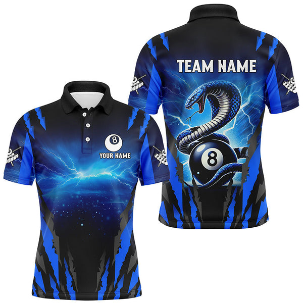 Maxcorners Hunder Lightning Cobra Snake Bowling Jersey Customized Name, Team Name 3D Shirt