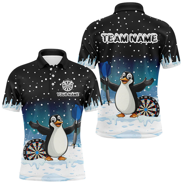 Maxcorners Funny Snow Winter Darts Jersey Customized Name, Team Name 3D Shirt