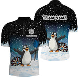Maxcorners Funny Snow Winter Darts Jersey Customized Name, Team Name 3D Shirt