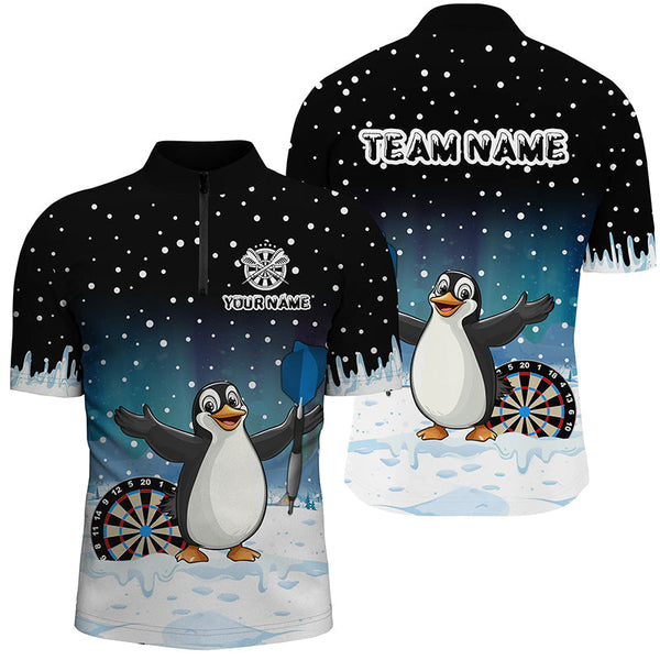 Maxcorners Funny Snow Winter Darts Jersey Customized Name, Team Name 3D Shirt