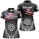 Maxcorners American Flag Darts Jersey Customized Name, Team Name 3D Shirt