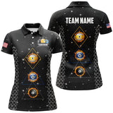 Maxcorners Custom Galaxy Billiard 8 Ball 9 & Ball 10 Ball Shirts For Men, Unique Team Jersey Billiard Shirts