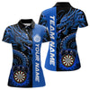 Maxcorners Custom Dragon Dart Shirts Personalized 3D Dart League Uniform Best Dart Jerseys | Blue