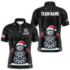 Maxcorners Custom Galaxy Funny Snow Darts Board Christmas Dart Shirts Xmas Black Dart Jersey Gifts
