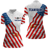 Maxcorners American Flag Eagle 8 Ball Billiard Shirts For Men Custom Pride Patriotic Team Billiard Jerseys