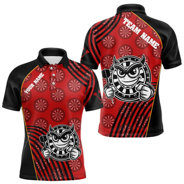 Maxcorners White And Black Dartboards Funny Dart Shirts For Men, Custom Dart Jerseys LM233