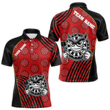 Maxcorners White And Black Dartboards Funny Dart Shirts For Men, Custom Dart Jerseys LM233