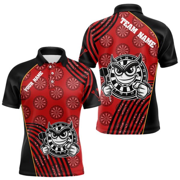 Maxcorners White And Black Dartboards Funny Dart Shirts For Men, Custom Dart Jerseys LM233