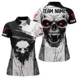 Maxcorners Personalized Eagle And Skull Grunge Style Dart Shirts For Men, Dart Team Jerseys