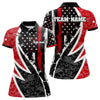 Maxcorners Skulls With Custom American Flag Dart Shirts For Men, Dart Team Jerseys LM243