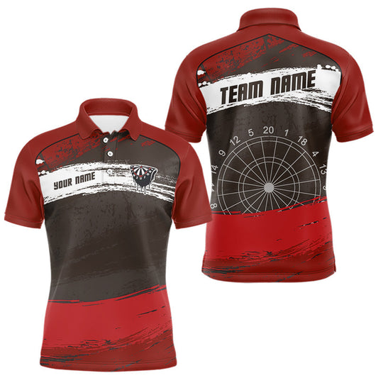 Maxcorners Custom Grunge Black And Red Dripping Dartboard Dart Team  LM0210