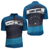 Maxcorners Blue Modern Grunge Dartboard Men's Darts Shirt - Custom Name For Dart Players MT1006