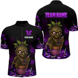 Maxcorners Plant Mage With Purple Darts Men's Funny Darts Shirt - Custom Name For Players LM2206