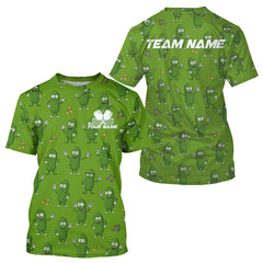 Maxcorners Custom Pickles Funny Pickleball T-Shirt For Men Outfit Green Funny Pickleball Jersey MT1309