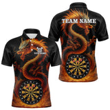 Maxcorners Custom Funny Dragon Darts Shirt For Men Personalized Darts Jerseys, Darts Team Shirt MT2108