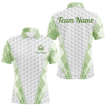 Maxcorners Golfing Turtle Mens Golf Polo Shirt Custom Tropical Pattern Monstera Golf Team Shirts