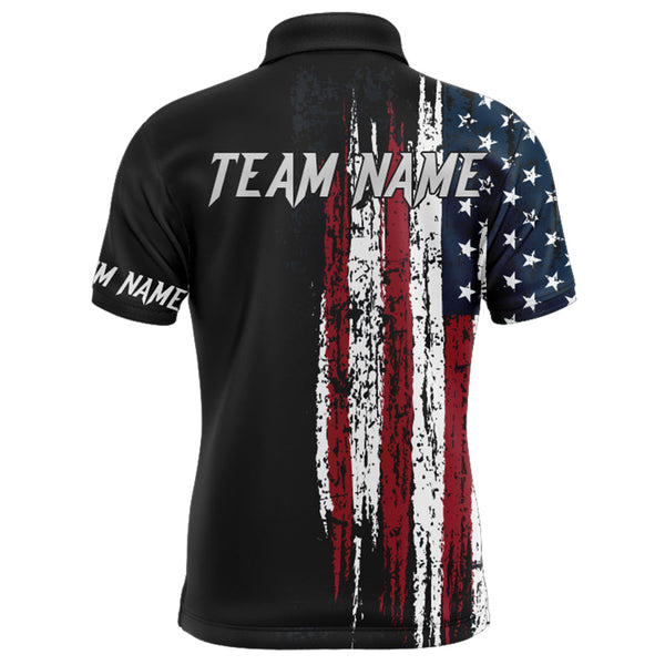 Maxcorners American Flag Bowling Team Patriots Bowlers Customized Name And Team Name 3D Shirt