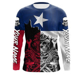 Texas Flag Riding Jersey - Personalized UPF30+ Motocross Off-Road Dirt Bike Motorcycle Racewear