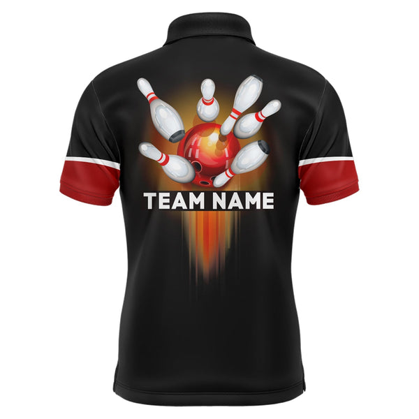 Maxcorners American Bowling Fire Customized Name And Team Name 3D Shirt