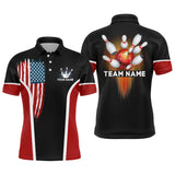 Maxcorners American Bowling Fire Customized Name And Team Name 3D Shirt