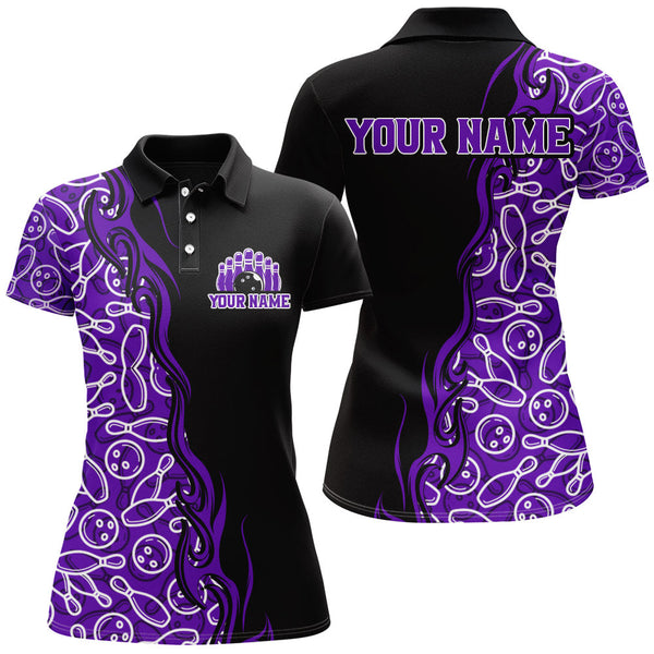 Maxcorners Custom Bowling Shirt Personalized Bowling Jersey Bowling Team League Polo Shirt LM0607