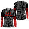 Maxcorners Skull BMX Cycling Customize Name 3D Shirts