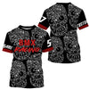Maxcorners Skull BMX Cycling Customize Name 3D Shirts
