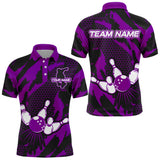 Maxcorners Retro Bowling Jerseys Team League Multicolor Option Customized Name 3D Shirt