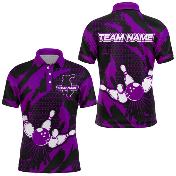 Maxcorners Retro Bowling Jerseys Team League Multicolor Option Customized Name 3D Shirt