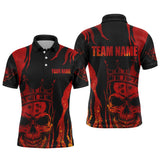 Maxcorners Skull Bowling King Customized Name And Team Name 3D Shirt