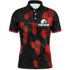 Maxcorners Black&Red Bowling Customized Name And Team Name 3D Shirt