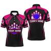 Maxcorners Strike Bowling Multicolor Option Customized Name 3D Shirt