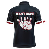 Maxcorners American Flag Bowling Customized Name And Team Name 3D Shirt