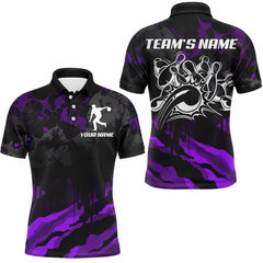 Maxcorners Camo Bowling Multicolor Option Customized Name 3D Shirt
