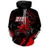 Maxcorners Red ATV Quad Hoodie Men Women ATV Motocross Hooded Jersey For Adult Off-Road Extreme PDT910 MT2809
