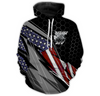 Maxcorners American Flag Quad Bike Hoodie Personalized ATV Motocross Hooded Jersey Men Women MT2709