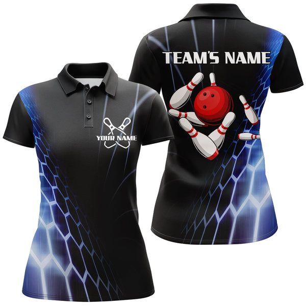 Maxcorners Bowling All Style Customized Name 3D Shirt For Women