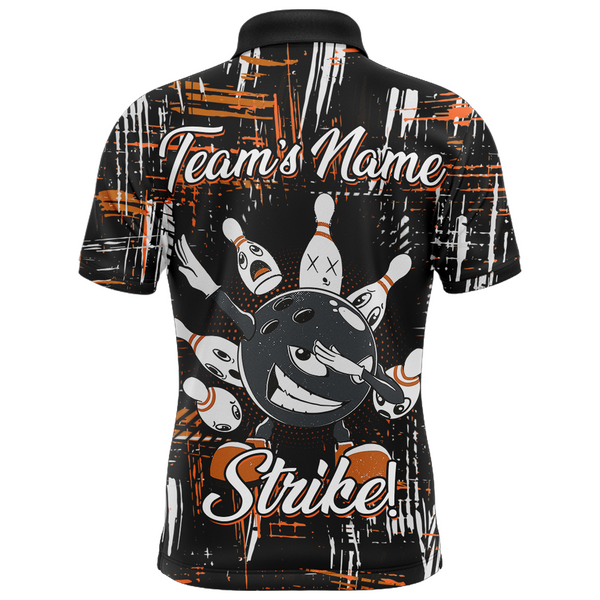 Maxcorners Strike Funny Bowling Customized Name And Team Name 3D Shirt