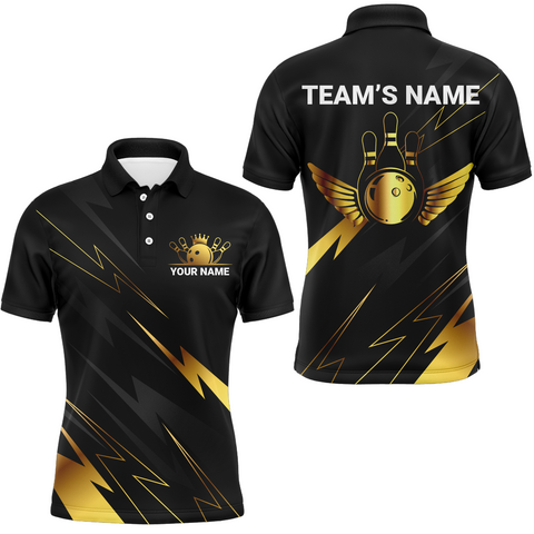 Maxcorners Team League Bowling Multicolor Option Customized Name 3D Shirt