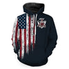 Maxcorners Custom Quad Racing Hooded Jersey Men Women ATV Motocross Hoodie Patriotic Extreme Off-Road MT2709